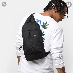 Dark green vans sling bag